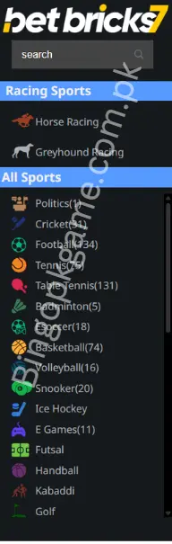 betbricks7 game review sports betting live casino Pakistan 2026.